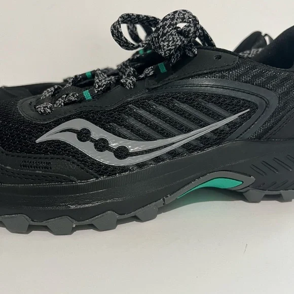 Saucony Excursion TR Trail Hiking Shoes S10668-10 Black/Mint Women's Size 9.5 - Picture 6 of 14